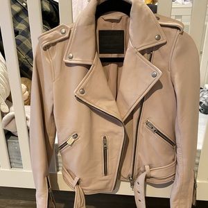 All saints balfern leather jacket